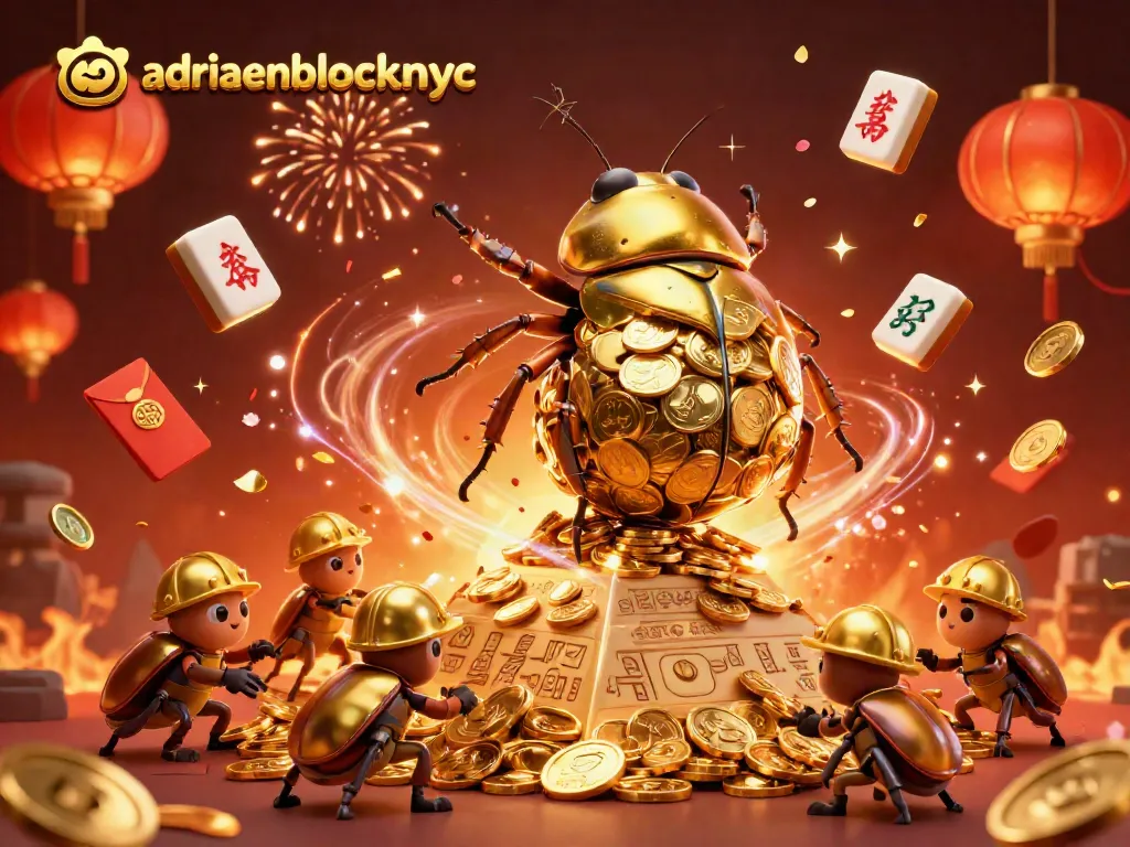 Experience thrilling gameplay with adriaenblocknyc's festive casino-themed illustration.